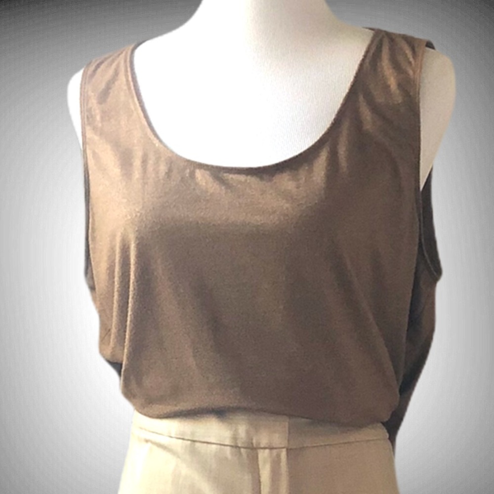 Bronze cotton camisole